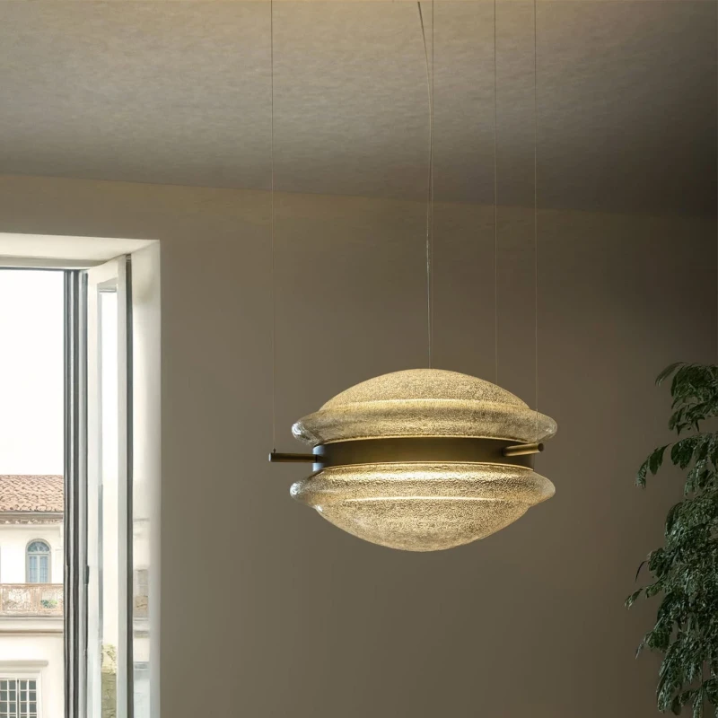 Olev - Baryon Single Pendant Lamp - Burnished
