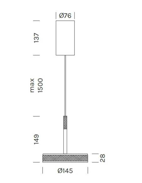 Olev - Overfly Lampada a Sospensione - Rame Rosa