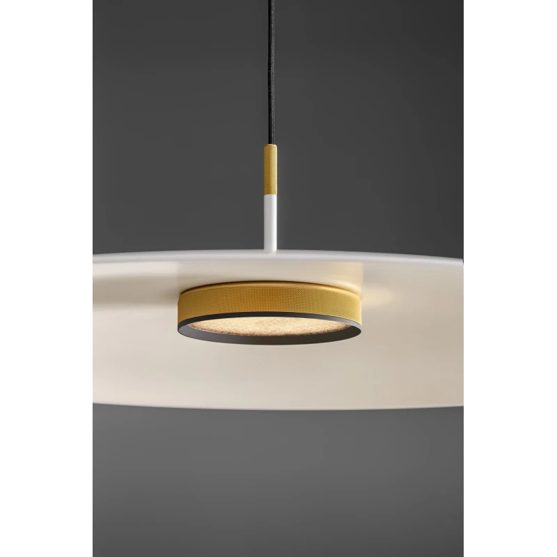 Olev - Overfly Plus Lampada a Sospensione - Bianco Ultra Opaco / Oro