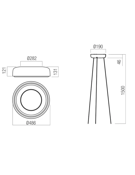 Redo Group - Dip Lampada a Sospensione - Beige Lucido