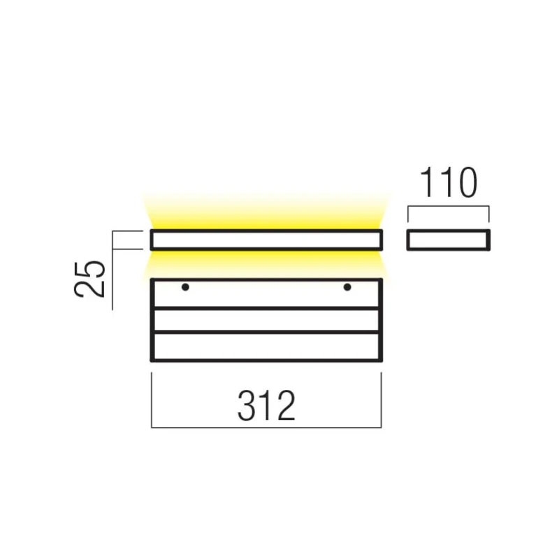 Redo Group - Seed Wall Lamp - Matte White