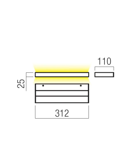 Redo Group - Seed Wall Lamp - Matte White