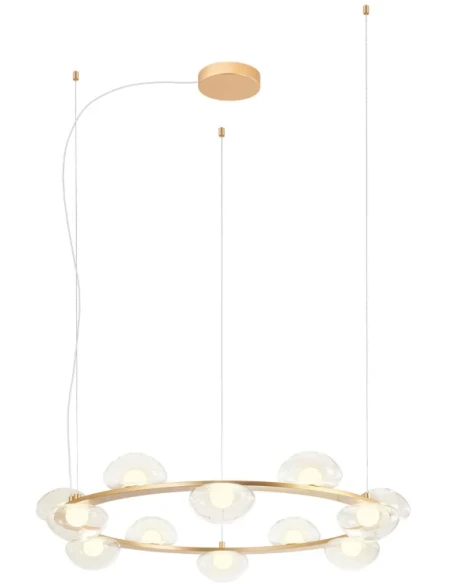 Redo Group - Sinclair Circular Pendant Lamp - Matte Gold