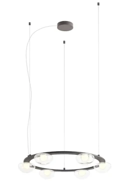 Redo Group - Sinclair Lampada a Sospensione Circolare - Nero Opaco