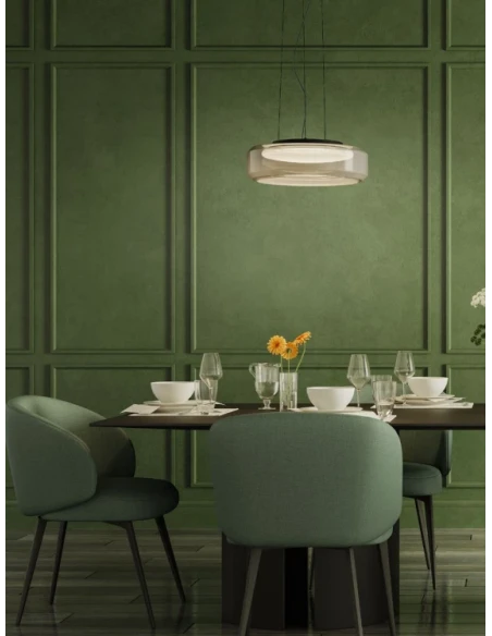 Redo Group - Solera Pendant Lamp - Smoke / White