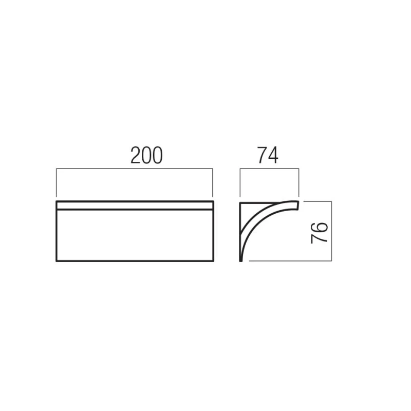 Redo Group - Velas Wall Lamp - Silver Cofee