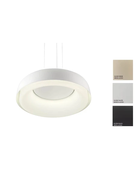 Redo Group - Dip Pendant  Lamp - Glossy White