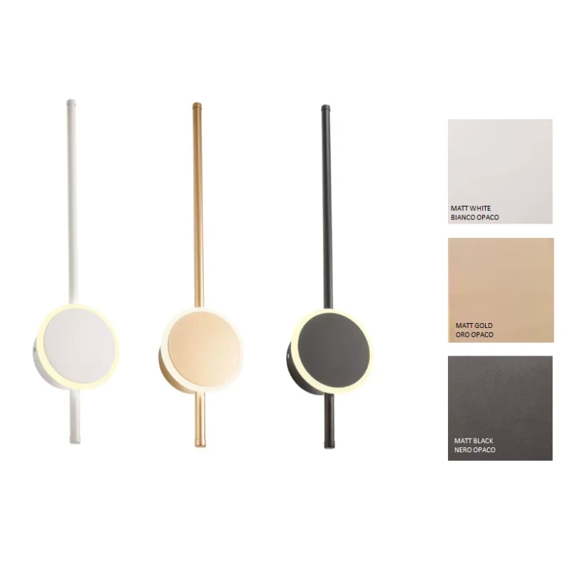 Redo Group - Diaz Round Wall Lamp - Matt Gold