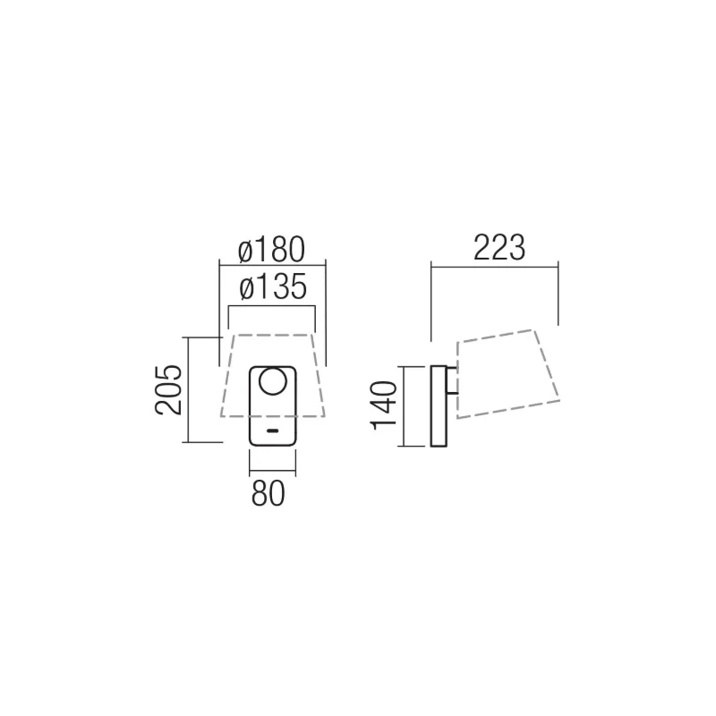 Redo Group - Nemia Wall Lamp - Antique Bronze