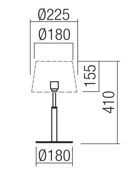 Redo Group - Nemia Table Lamp - Matte Black