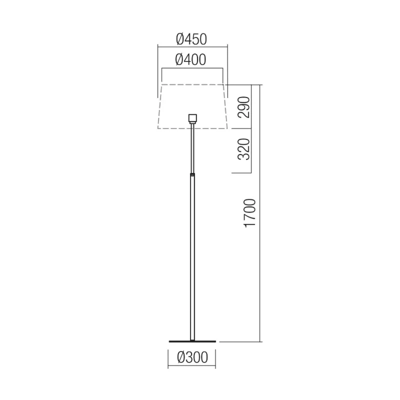 Redo Group - Nemia Lampada da Terra - Oro
