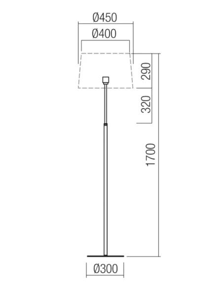 Redo Group - Nemia Lampada da Terra - Oro