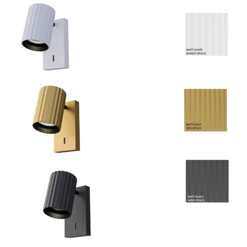 Redo Group - Delphi Lampada da Parete Orientabile On/Off