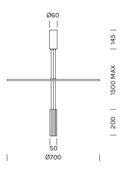 Olev - Likeshadow Lampada a Sospensione - Oro