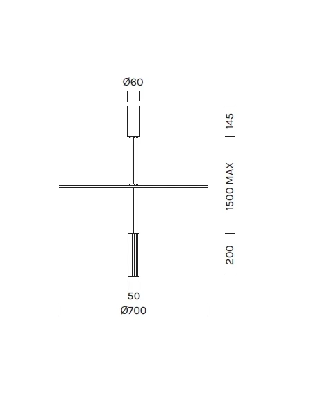 Olev - Likeshadow Lampada a Sospensione - Oro