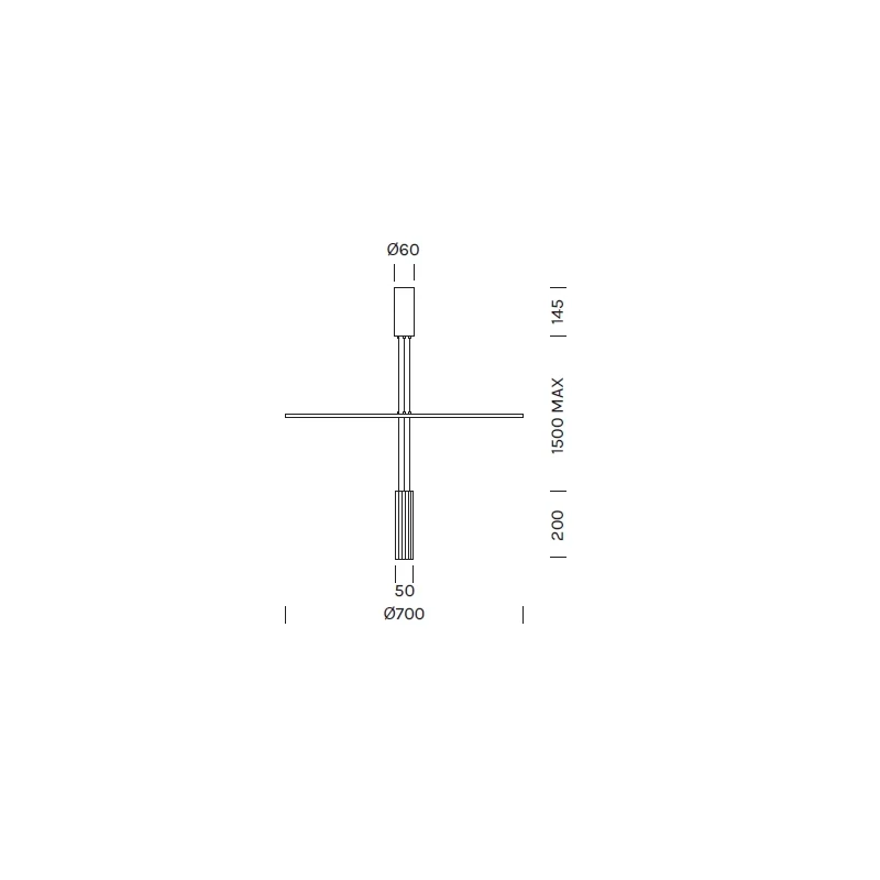 Olev - Likeshadow Suspension Lamp - Black