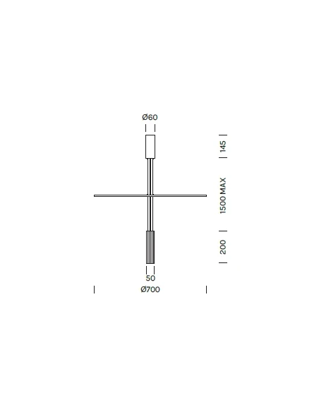 Olev - Likeshadow Suspension Lamp - Titanium
