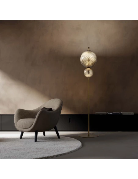 Olev - Terra & Luna PT Floor Lamp - Burnished
