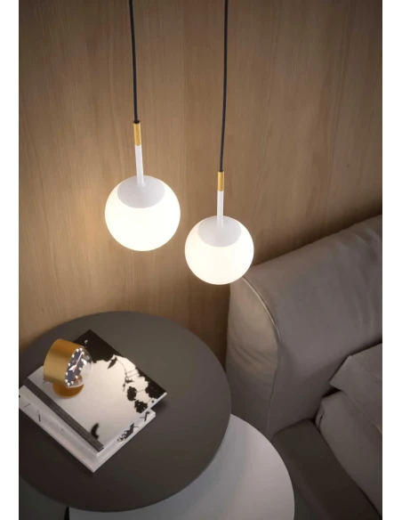 Olev - La Pallina SP Lampada a Sospensione - Bianco
