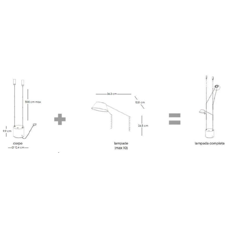 Luceplan - Liiu Floor Lamp - White