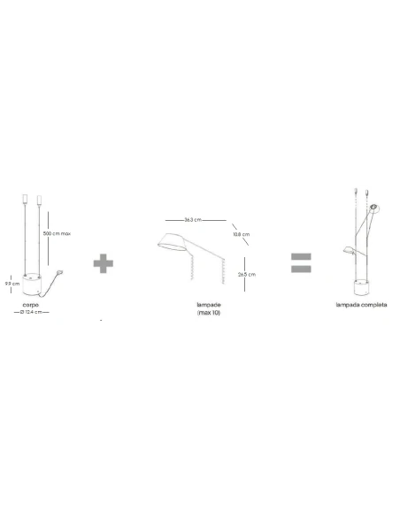 Luceplan - Liiu Floor Lamp - White