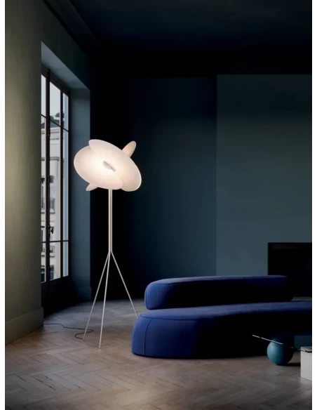 Luceplan - Levante Lampada da Terra - Bianco