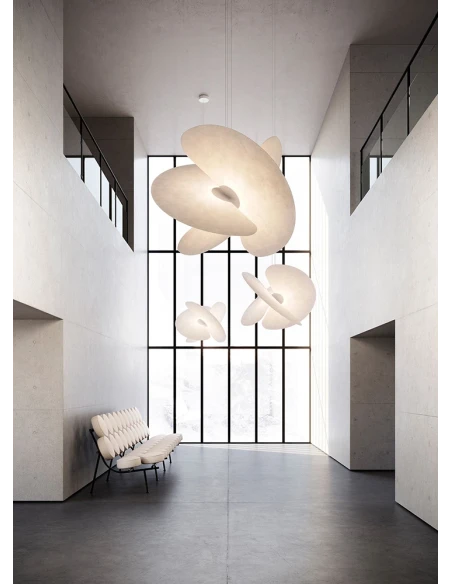 Luceplan - Levante Lampada a Sospensione - Bianco