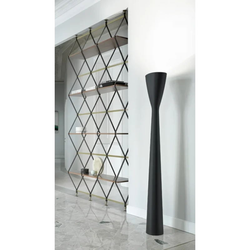 Luceplan - Carrara Lampada da Terra - Nero