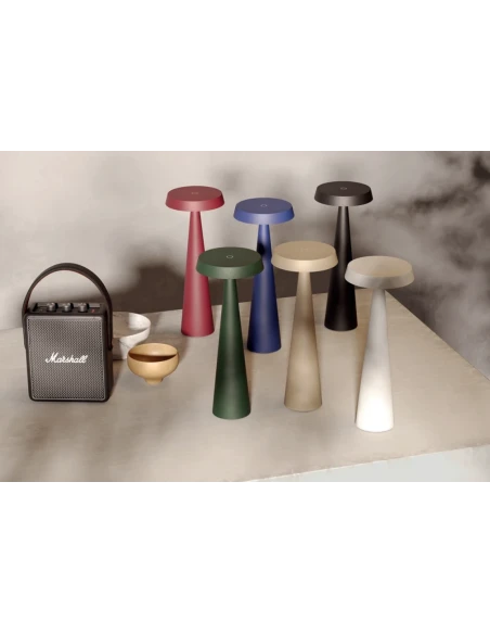 Redo Group - Tao Rechargeable Table Lamp - Matte Beige Grey