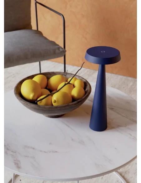 Redo Group - Tao Rechargeable Table Lamp - Matte Cobalt Blue