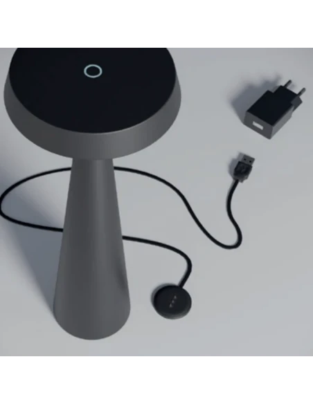 Redo Group - Tao Rechargeable Table Lamp - Matte Purple Red