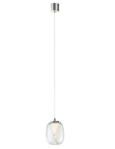 Redo Group - Drop Pendant Lamp - Crome / Transparent