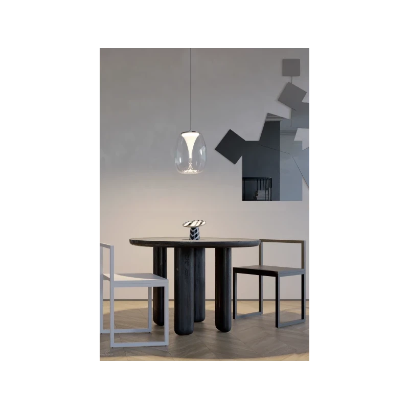 Redo Group - Drop Pendant Lamp - Matte Black / Smoke