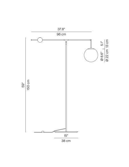 Luceplan - Malamata Floor Lamp - Black
