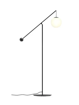 Luceplan - Malamata Lampada da Terra - Nero