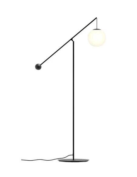 Luceplan - Malamata Lampada da Terra - Nero