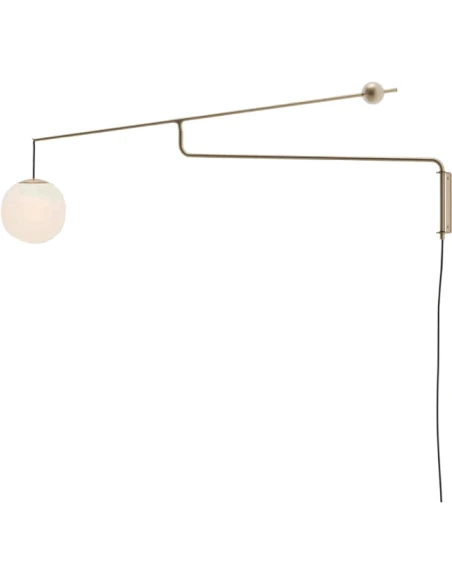 Luceplan - Malamata Wall Lamp - Brushed Brass