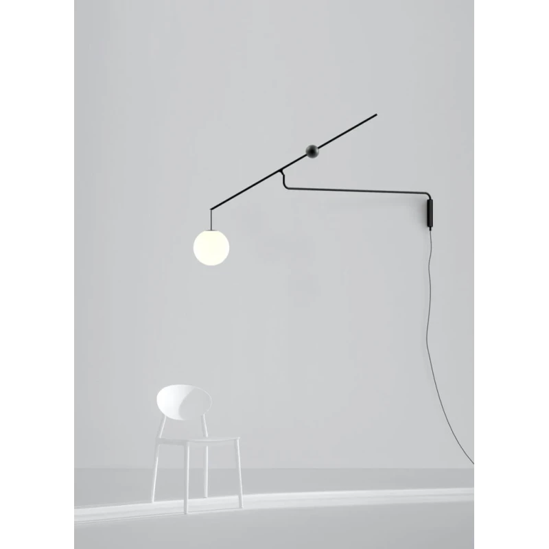 Luceplan - Malamata Wall Lamp - Black