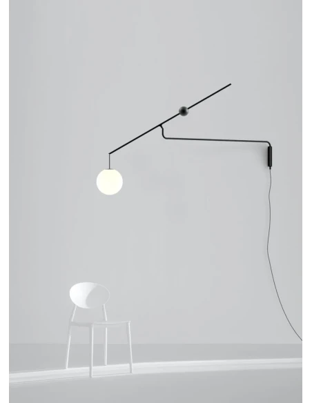 Luceplan - Malamata Wall Lamp - Black