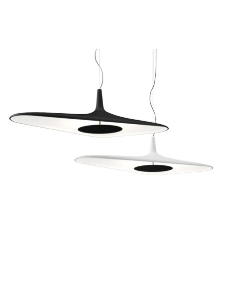 Luceplan - Soleil Noir Pendant Lamp - White / Black
