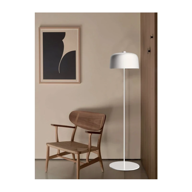 Luceplan - Zile Lampada da Terra - Bianco Opaco