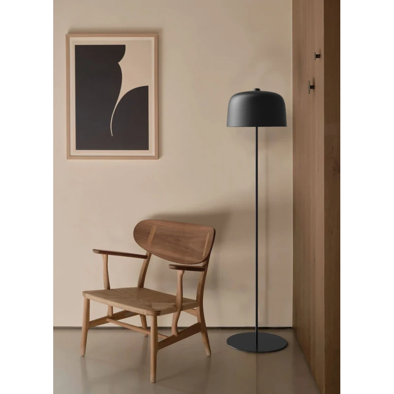 Luceplan - Zile Floor Lamp - Matte Black