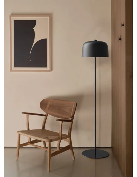Luceplan - Zile Floor Lamp - Matte Black