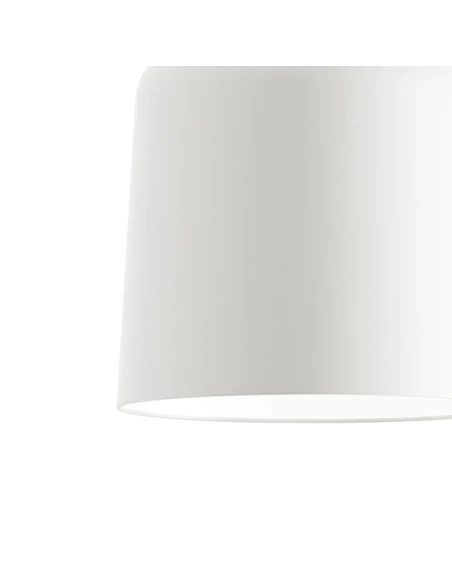 Luceplan - Zile Lampada a Sospensione - Bianco Opaco