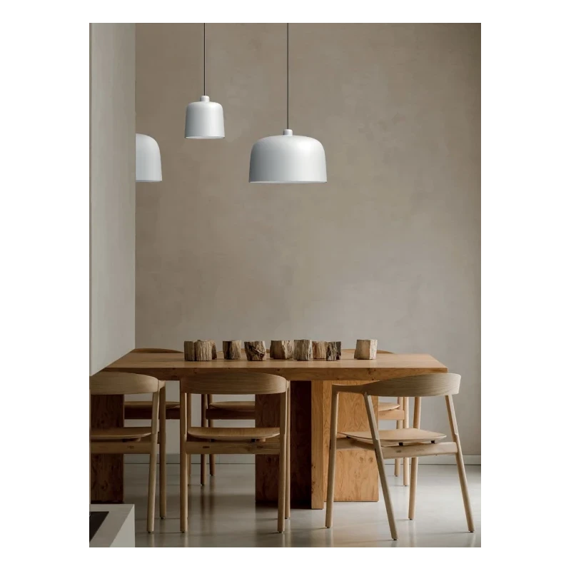 Luceplan - Zile Lampada a Sospensione - Bianco Opaco