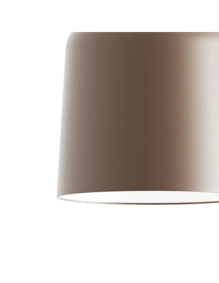 Luceplan - Zile Pendant Lamp - Matte Brick Red