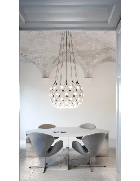 Luceplan - Mesh Pendant Lamp - Black