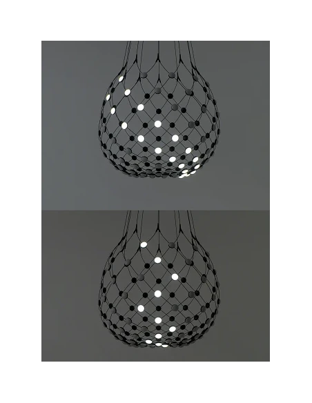 Luceplan - Mesh Pendant Lamp - Black