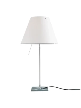 Luceplan - Costanza Table Lamp - Aluminum Telescopic Stem
