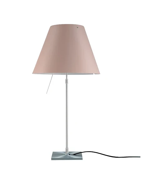 Luceplan - Costanza Lampada da Tavolo - Stelo Telescopico Alluminio